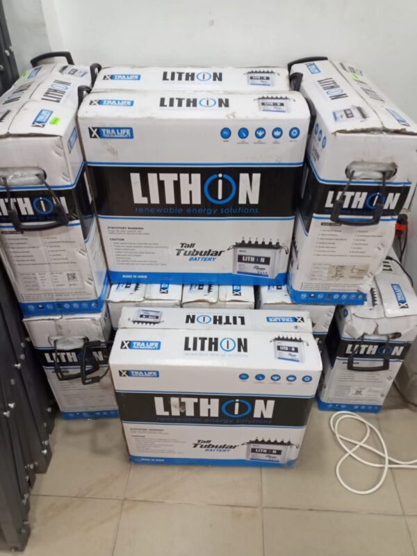 lithon tubular battery 12v 220ah