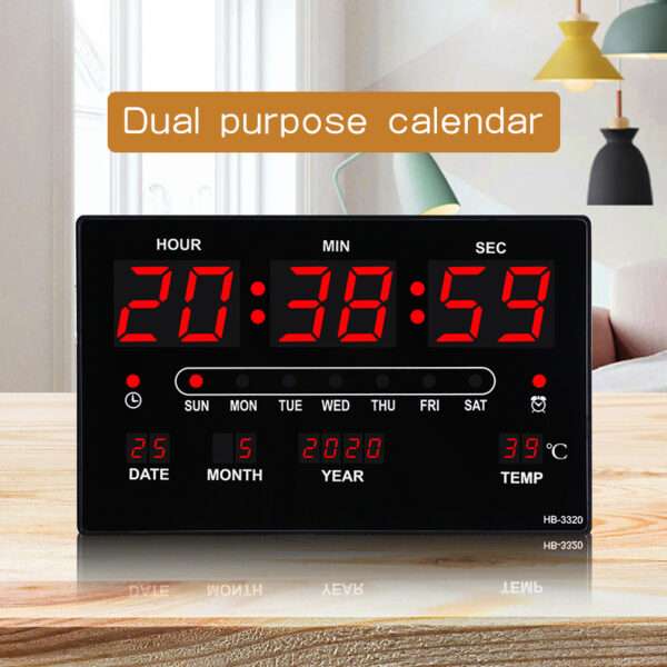 LED DIGITAL WALL CLOCK - Image 2