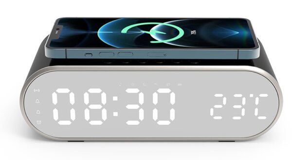 15W FAST CHARGING WIRELESS ALARM CLOCK